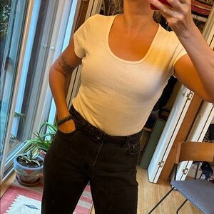 Molusk Hemp White Scoop T-Shirt